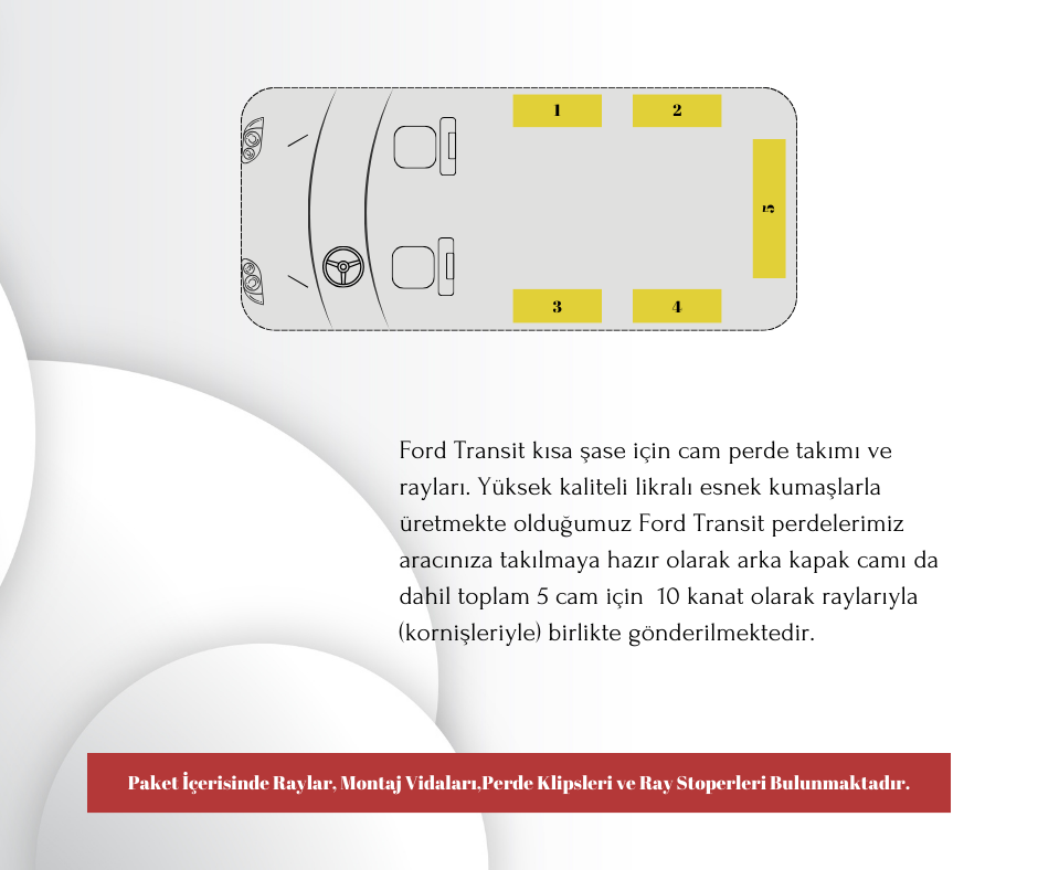 Ford Transit Raylı Set "Kısa Şase"