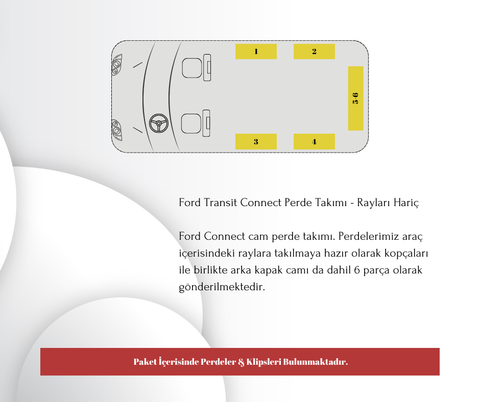 Ford Connect Raysız Set