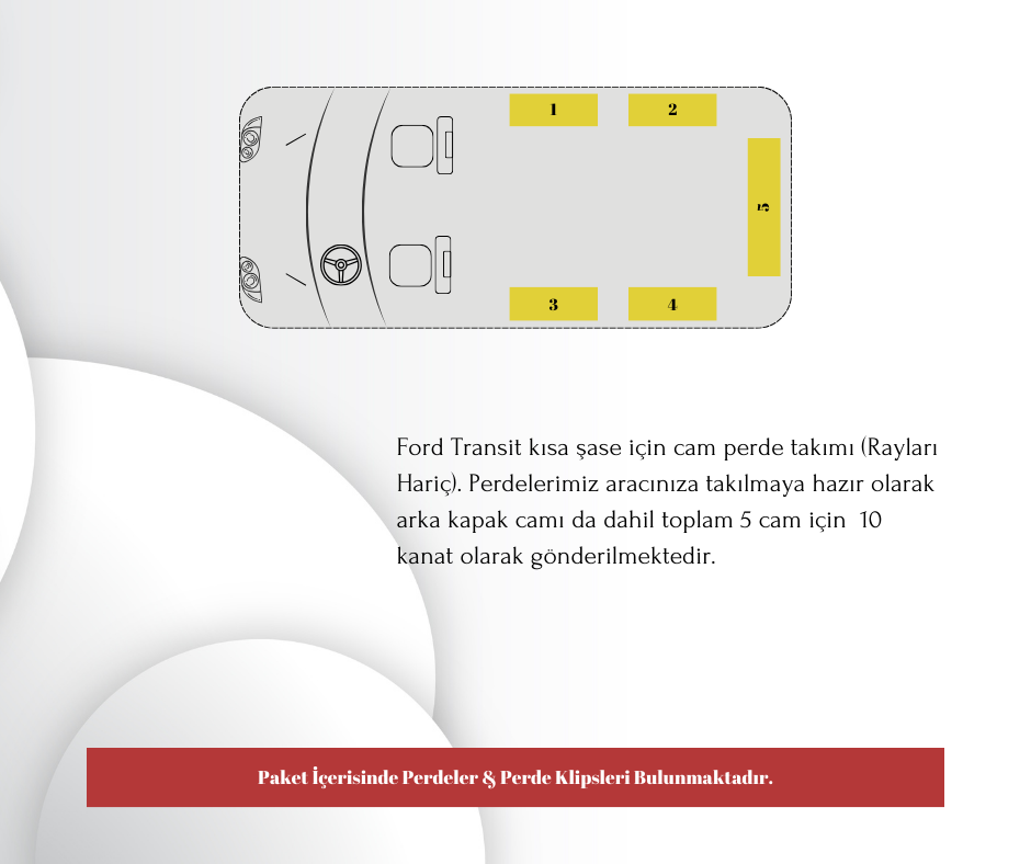 Ford Transit Raysız Set "Kısa Şase"