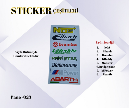 Sportif Stickerlar