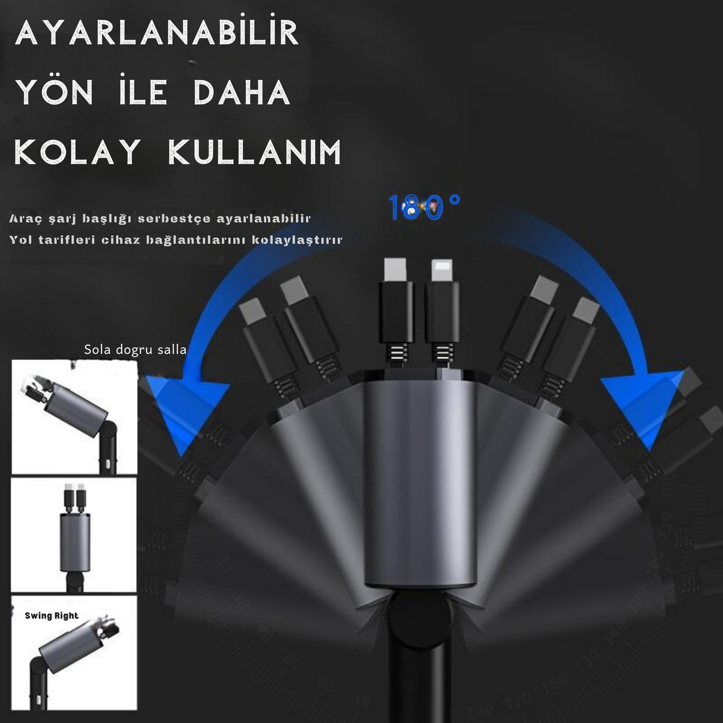 ARAC SARJ USB ÇOK AMACLI