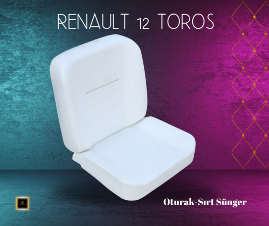 Renault 12 Toros Oturak-Sırt Sünger