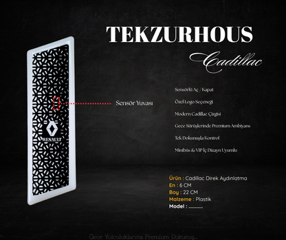 Cadillac Gazetelik direk lambası  Renault (Sensörlü)