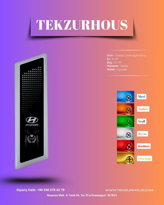 Cadillac Direk  lamba Aydınlatma (Hyundai)