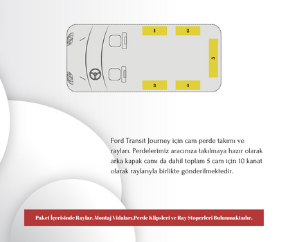 Ford Transit "Journey" Raylı Set