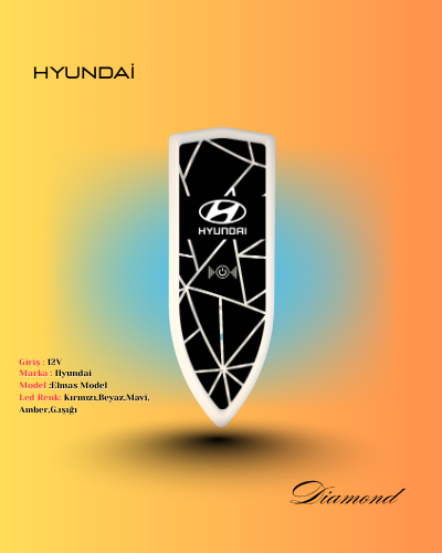 Elmas Model Direk Aydınlatma Hyundai